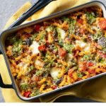 easy chicken vegetable pasta bake