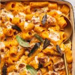 mexican pumpkin pasta bake